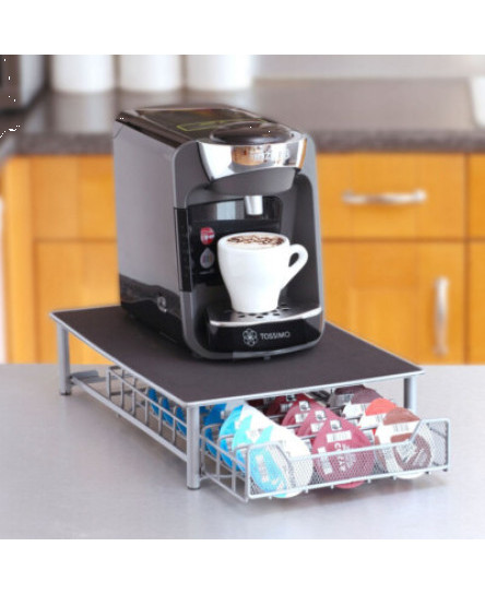Neo Tassimo Coffee Drawer Dispenser Stand Storage 60 Pod Rack Holder